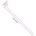 vidaXL Záhradné kolíky k rastlinám 20 ks tmavozelené 91 cm oceľ