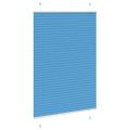 vidaXL plisovaná roleta modrá 90x150 cm Šírka látky 89,4 cm