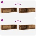 vidaXL TV skrinka Old Wood 100x31x25,5 cm Engineered Wood