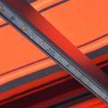 vidaXL Ručne zaťahovacia markíza s LED 350x250 cm oranžovo-hnedá