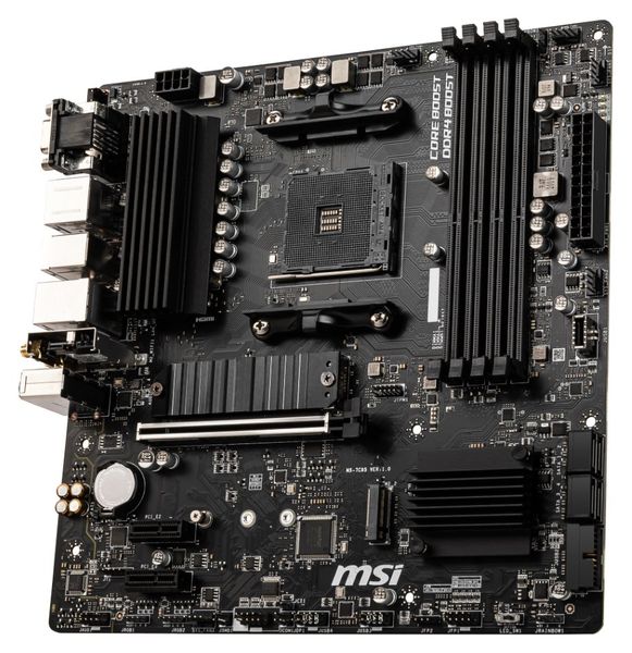 MSI B550M PRO-VDH WIFI/AM4/mATX Základní deska, AMD B550, AM4, 4x DDR4 DIMM (max. 128GB), Wi-Fi, 2x M.2, DisplayPort, HDMI, VGA, mATX