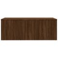 vidaXL TV skrinka hnedý dub 80x34x30 cm spracované drevo