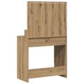 vidaXL Toaletný stolík Remeselný dub 79 x 41 x 135 cm Kompozitné drevo