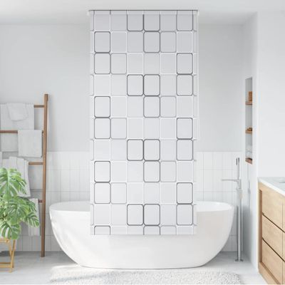 vidaXL Sprchová roleta, 120x240 cm, štvorcový vzor