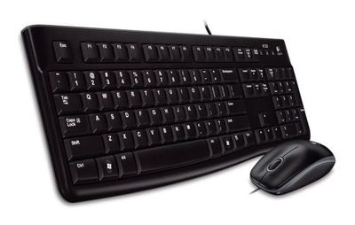 PROMO set Logitech MK120, drôtový, USB, CZ/ SK