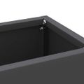 vidaXL Stojan na dáždniky Čierna 28 x 12 x 41 cm Oceľ