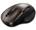 Genius 8200S/Ergonomická/Blue Track/Bezdrátová USB/Hnědá Myš, bezdrátová, optická, 1200dpi, 5 tlačítek, tichá, BlueEye senzor, USB, hnědá