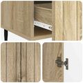 vidaXL Servírovacia skriňa Dub sonoma 66 x 34,5 x 97 cm