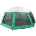 VidaXL Stan pri bazéne s odnímateľnými stenami zo sieťoviny 612x612 cm