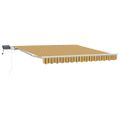 vidaXL Sklopná markíza Viacfarebný 350 x 250 cm Tkanina a hliník