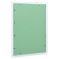 vidaXL Access Panel Zelená a strieborná 55 x 75 cm