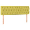 vidaXL Boxspring posteľ s matracom zelená 140x190 cm látka