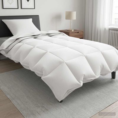 vidaXL Celoročne prikrývky 2 ks 135 x 200 cm Celoročne 150+250 gsm