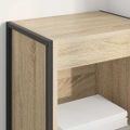 vidaXL Knižnica 40 x 30 x 155 cm Kompozitné drevo Sonoma