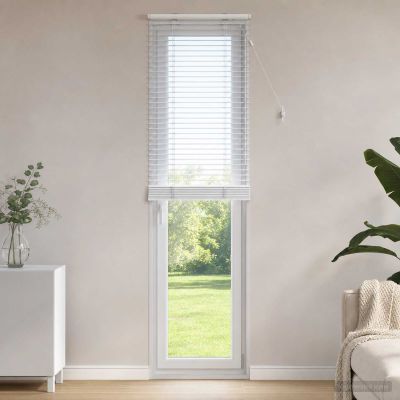 vidaXL Žalúzia Biela 60 x 250 cm 35 mm Masívne Paulownia drevo