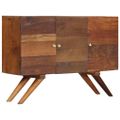 vidaXL Komoda, hnedá, recyklovaný masív 110x30x75 cm