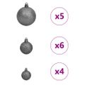 vidaXL Umelý vianočný stromček Zelená 150 cm PVC, plast a oceľ
