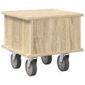 vidaXL TV stolík 37 x 35 x 35 cm Sonoma dub Kompozitné drevo
