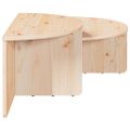 vidaXL Konferenčný stolík 2 ks Prírodná 79 x 39,5 x 40 cm