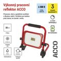 LED reflektor EMOS ZS2823 ACCO nabíjací prenosný, 35W, studená biela