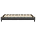 vidaXL Rám na boxspring posteľ, sivý, látka 140x200 cm