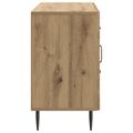 vidaXL Servírovacia skriňa Dub artisan 89 x 34,5 x 60 cm