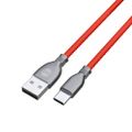 Kábel Forever Tornado USB - USB-C 1,0 m 3A červený