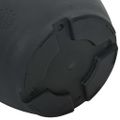 vidaXL Kulatý kvetináč 24 ks Čierna Ø 22 x 18 cm Plast