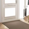 vidaXL Rohož Beige a čierna 120 x 400 cm 100% polyamid