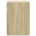 vidaXL TV nástenná skrinka s LED svetlami dub sonoma 41x31x45 cm