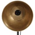 vidaXL Podlahová lampa 25 W starožitná mosadzná 30x30x90-150 cm E27