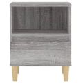 vidaXL Nočné stolíky 2 ks sivý dub sonoma 40x35x50 cm