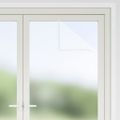 vidaXL Okenné fólie matné biele PVC