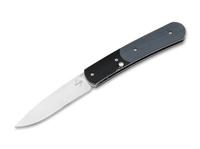Böker Plus 01BO477 DOGLEG AUTO automatický nôž 8,4 cm, čierna, G10, oceľ, plstené puzdro