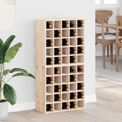 vidaXL Regál na víno 2 pcs Prírodná 56 x 25 x 56 cm