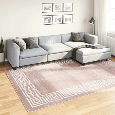 vidaXL Prateľný koberec 190x300 cm béžový