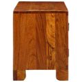 vidaXL Lavička na topánky s úložiskom Medová hnedá 100 x 35 x 45 cm
