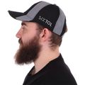 Reflexná kšiltovka s LED svetlom B-CAP SAFETY 25lm, nabíjacia, USB, univerzálna veľkosť, čierna SIXTOL