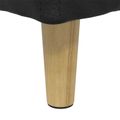 vidaXL Ottoman s Úložným Priestorom Čierny 60 x 60 x 45 cm Umelá koža