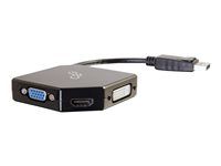 M/F - Nástroj na prevod videa - DVI, HDMI, VGA - DVI, HDMI, VGA - čierna