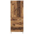 vidaXL Highboard 2 ks Staré drevo 69,5 x 34 x 180 cm Kompozitné drevo