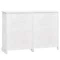 vidaXL Komoda s 10 zásuvkami, biela 113x30x79 cm, drevo