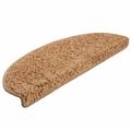 vidaXL Schodové rohože 20 ks 65x21x4 cm béžové, polkruhové, veľké