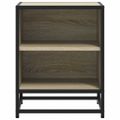 vidaXL Nočné stolíky 2 ks dub sonoma 40x31x50 cm kompozitné drevo+kov
