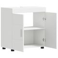 vidaXL Set kabinetov do kúpeľne TULUM Biela 60 x 34 x 63 cm