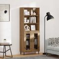 vidaXL Highboard 2 ks Remeselný dub 69,5 x 32,5 x 180 cm