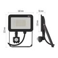 LED reflektor EMOS PROFI ZS2732 s pohybovým čidelom, 30W neutrálna biela