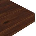 vidaXL Obdĺžnikový stôl 90 x 50 x 3,5 cm Obdĺžnikový Tmavohnedá