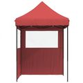 vidaXL Párty stan 200 x 200 x 306 cm Vínovo červená Oxfordská látka