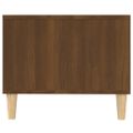 vidaXL Konferenčný stolík hnedý dub 102x50x40 cm kompozitné drevo